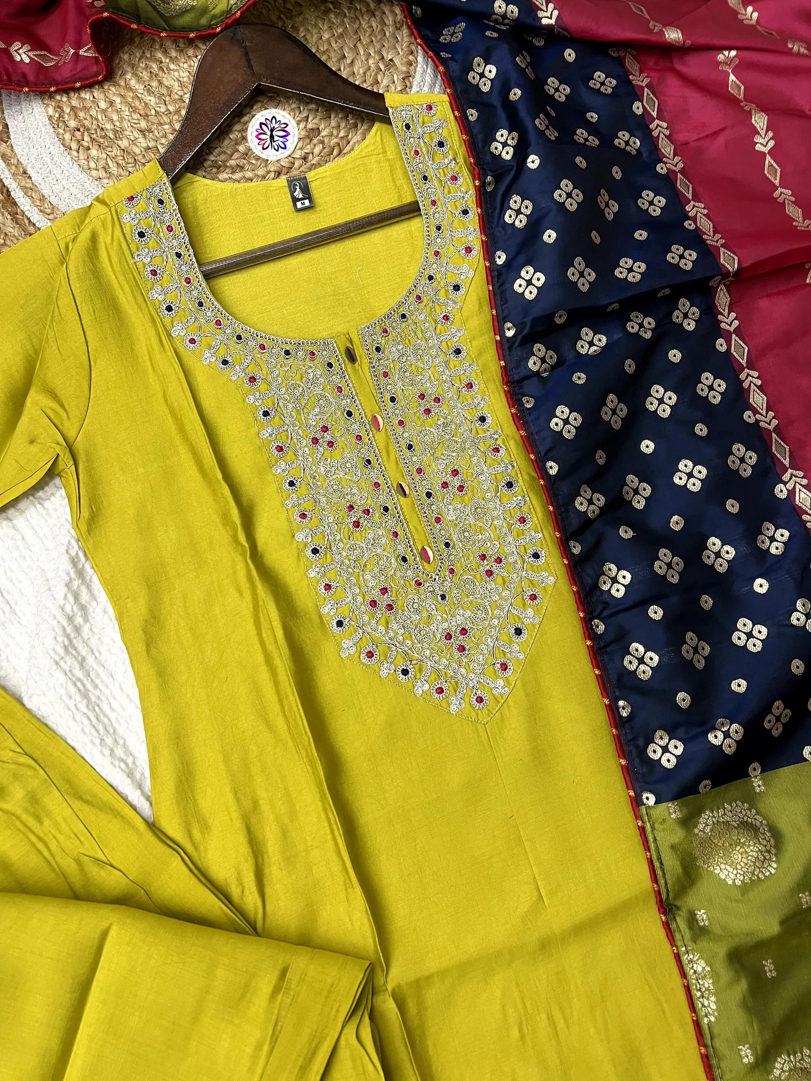 KF 4036 Kalaai Viscose Chanderi Kurti With Bottom Dupatta Wholesale Online